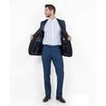 thumbnail image 4 of Blue / Black Solid with Black Shawl Collar Trim 2-PC Slim Fit Suits, 4 of 4