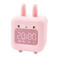 thumbnail image 2 of Rongfmy Multifunction Clock Gadget Snooze Function Mini for Girls Adults Teen Pink, 2 of 9