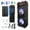 Black, variant on Funkeen Portable Bluetooth PA Speaker System, Rechargeable Outdoor Dual 10-Inch