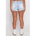 thumbnail image 4 of Womens VIP Denim Asymmetrical Wrap Front Cargo Skort, 4 of 4