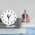 thumbnail image 2 of Reloj de pared,Reloj de pared con bailarina,reloj decorativo colgante.,Escultura de la Natividad,Adorno acrílico 2D Adorno de pie,Centro de mesa con decoración de belén acrílico, 2 of 8