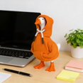 thumbnail image 2 of WKSCLPAI Desk Goose Outfits Hoodies Tabletop Goose Clothes for 7 Inch Mini Porch Goose Costume, Magnetic Goose Statue Key Holder, Fashion Goose Statue Clothes Indoor Table Decor, 2 of 6
