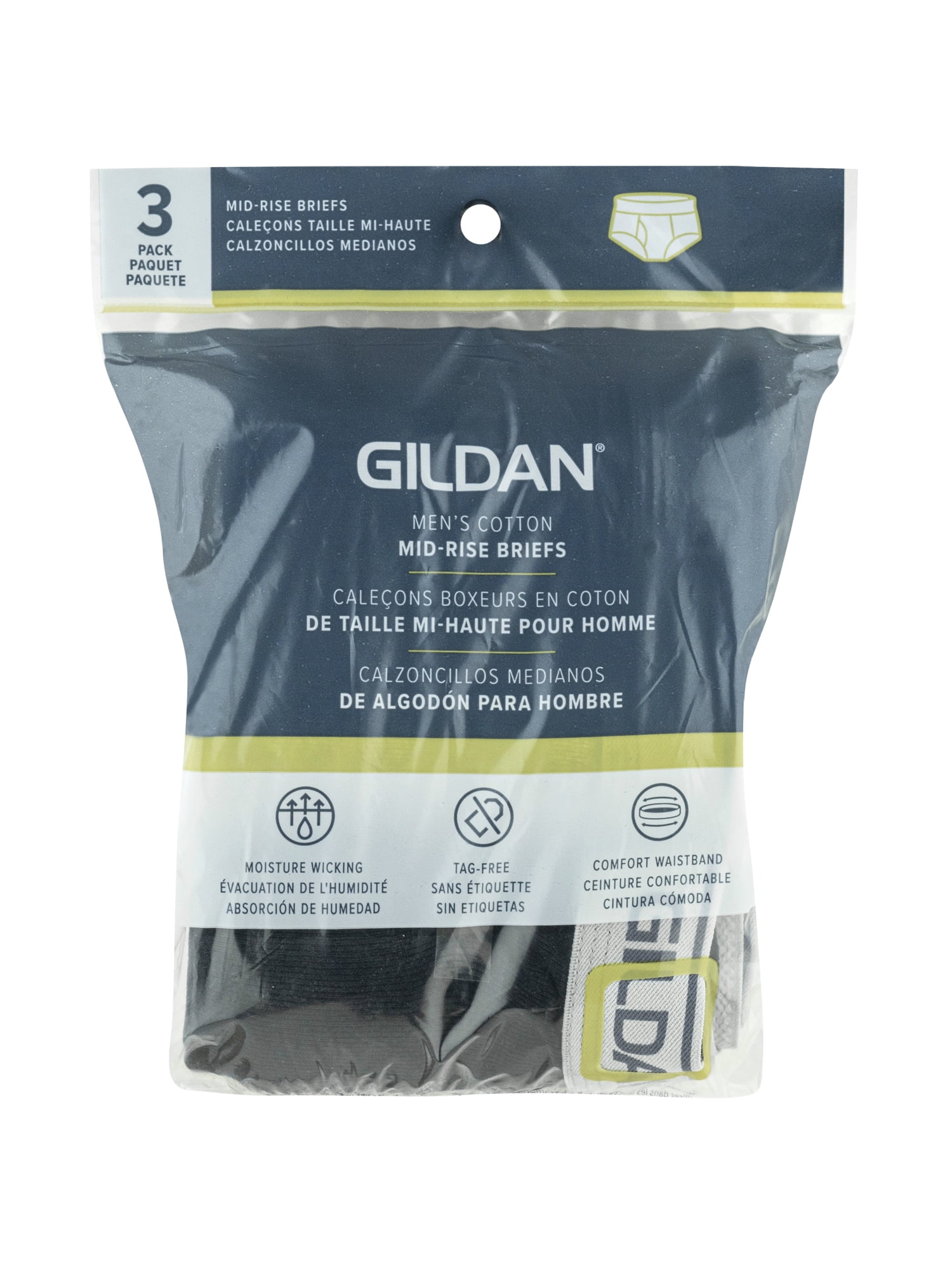 Gildan Men's Modern Briefs, 3-Pack