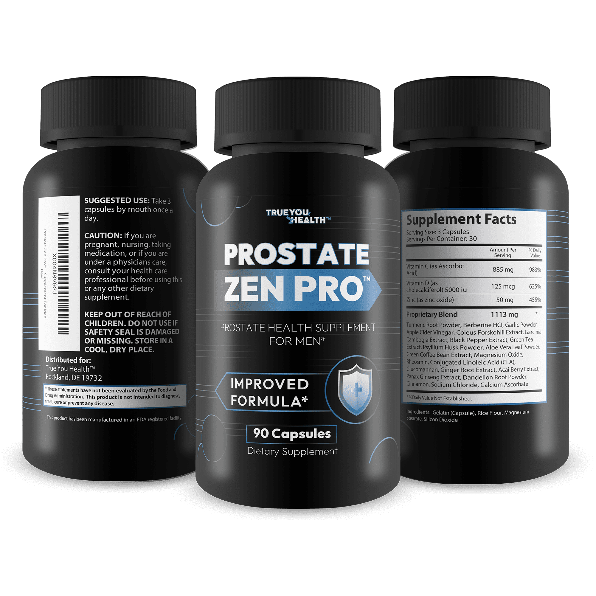 Prostate Zen Pro - Improved Formula - Our Best Prostate Health Supplement for Men - Our Best Prostate Support Supplement for Men’s Health - Natural Prostate Genix ProstaZen