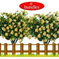 thumbnail image 4 of Artificial Flowers, Fake Outdoor UV Resistant Plants Faux Plastic Greenery Shrubs Indoor Outside Hanging Planter Home Kitchen Office Wedding, Garden Decor（Yellow）, 4 of 5