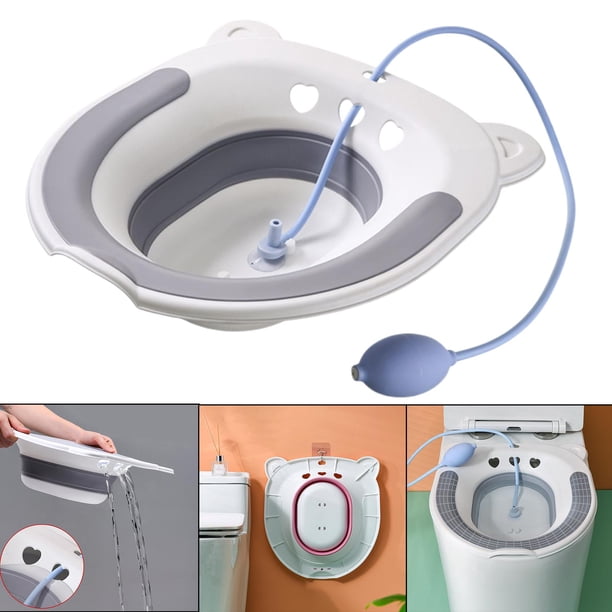 Asiento de inodoro para de asiento con bidé de lavabo de cadera con Gris shamjiam Asiento de inodoro para baño de asiento