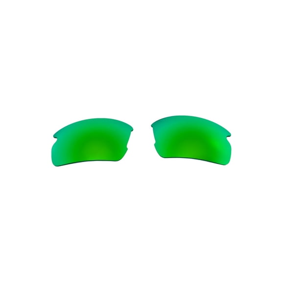 Walleva Emerald Polarized Replacement Lenses for Oakley Flak 2.0 Sunglasses