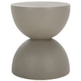 thumbnail image 2 of Safavieh Austyn Modern Magnesium Oxide Round Hourglass Accent Table, Gray, 2 of 7
