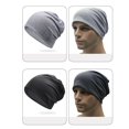 thumbnail image 3 of Gorro con estilo para hombre y mujer, gorro fino de Hip-hop, suave, elástico, holgado, para deportes al aire libre, Calavera, adecuado para Primavera, otoño y verano, 3 of 4