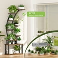 thumbnail image 6 of Plant Stand indoor 9-Tiered , Plant Stand with 5 Grow Lights, Adjustable Lighting Modes, 10-Level Dimming & 3 Timer Settings, Perfect for Plant Growth, 6 of 9