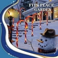 thumbnail image 3 of tredstone 5 Pieces/Set Ground Light Waterproof Light for Garden Patio Plastic Christmas Themed Lighting Decor, Solar Power, 3 of 7