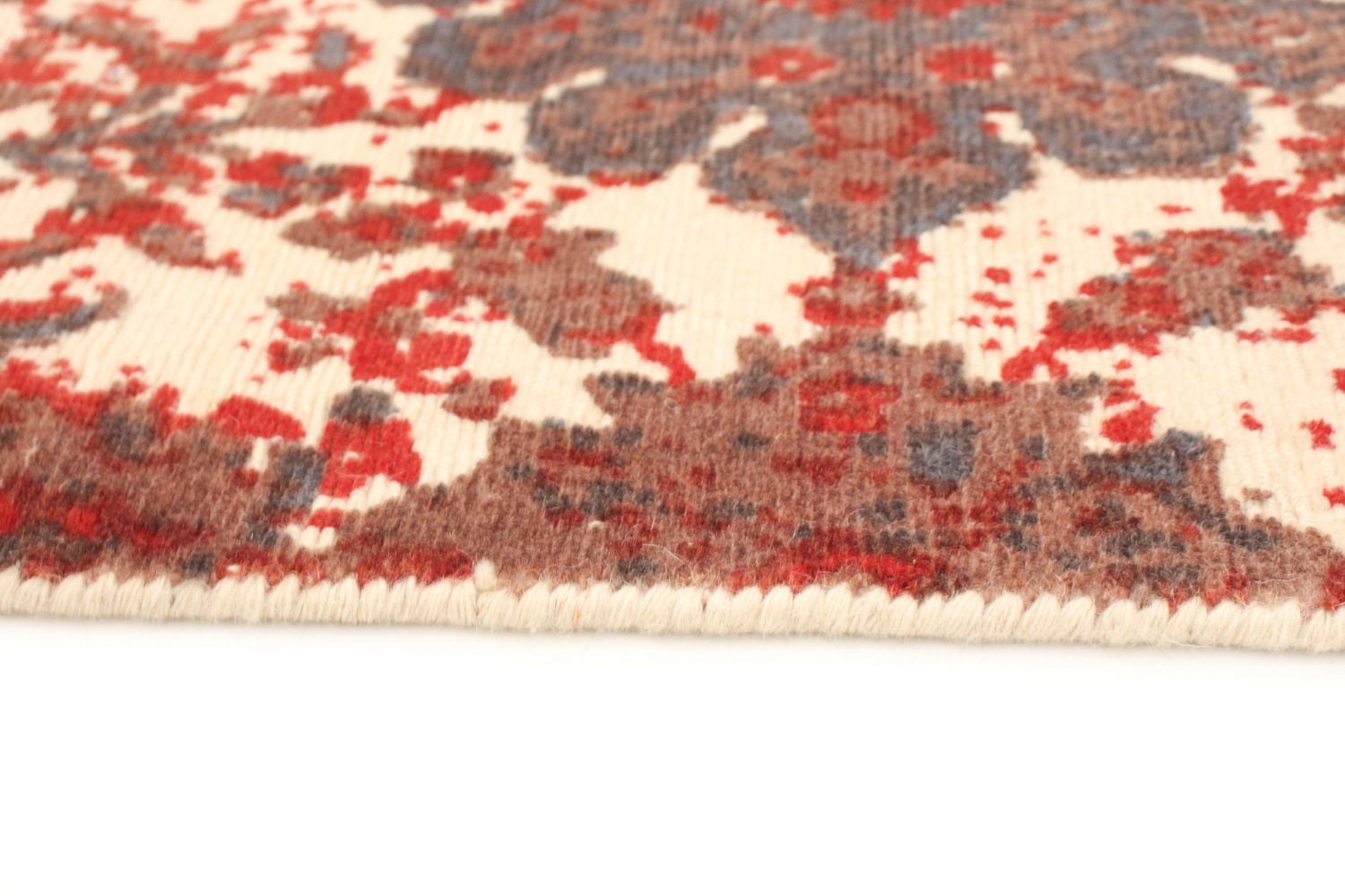 ECARPETGALLERY 4'11" x 7'3"  Contemporary Galleria Hand Loomed Area Rug for Living Room, Dining Room and Bedroom in Ivory