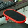 thumbnail image 6 of Ergonomic Computer Hand Rest Board for Desk | 360° Rotatable Arm Support | Cushioned Palm Pad | ABS Plastic | Clamp-On Design Fits Up to 2.3in Thick | 11.41x5.51in | Lightweight, Portable, Adjustable, 6 of 6