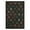 Black, variant on Garvee Floral Print Area Rug 5'x7' Farmhouse Accent Carpet with Non-Slip Backing, Washable Rug Soft Low Pile Indoor Mat for Living Room Bedroom Home Office, Beige