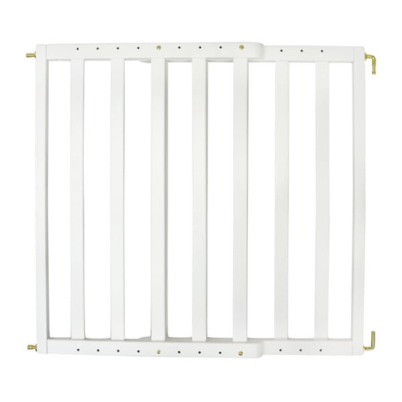 Toddleroo by North States LuxeCraft Wooden Baby Gate, White
