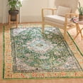 thumbnail image 4 of SAFAVIEH Madison Alys Vintage Traditional Area Rug, Green/Turquoise, 3' x 5', 4 of 10