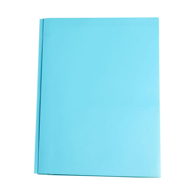 Visland 1 Pcs File Folder with Prongs Dual Pocket Design Plastic Folders Business Card Holder Letter Size Organizer