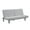 Light Grey, variant on Furniture of America Valitas Convertible Boucle Tufted Futon Sofa Bed with Adjustable Armrests, Dark Grey