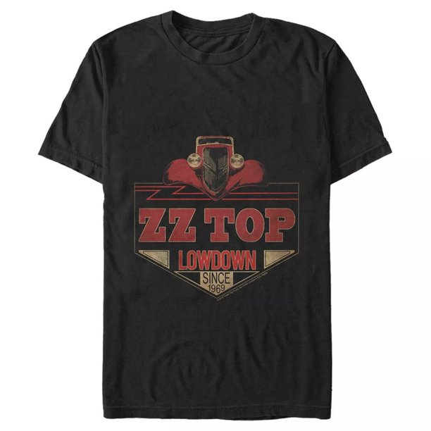 ZZ Top - Camiseta Lowdown de Algodón para Adultos Unisex (Negro)