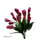 thumbnail image 3 of Ramo de flores artificiales de margaritas con vegetación – Flores artificiales de seda para decoraciones de boda, decoración del hogar, centros de mesa y arreglos de suelo, 3 of 6