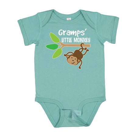 

Inktastic Gramps Little Monkey Grandchild Gift Baby Boy or Baby Girl Bodysuit