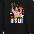 thumbnail image 3 of SpongeBob SquarePants - Lit Fireworks Patrick - Toddler & Youth Long Sleeve Graphic T-Shirt, 3 of 6