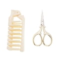 thumbnail image 2 of Juego de herramientas para peinar cabello jinwen tijeras profesionales Peine plegable, 2 of 8