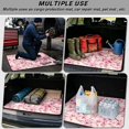 thumbnail image 3 of XYZCANDO Cherry Blossom Car Cargo Mat 29" x 39", Washable All-Weather Trunk Protector with Non-Slip Backing, Durable Stitched Edge Liner for SUVs, Sedans and Trucks, 3 of 7
