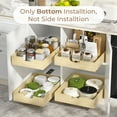 thumbnail image 4 of Pull Out Cabinet Drawer, Soft Close Pull Out Organizer for Cabinets, Solid Wood Cabinet Drawers Slide out, Pull Out Shelves in Kitchen, Pantry, Bathroom, Bottom Assembly (13INCH), 4 of 9