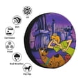 thumbnail image 4 of Saiise Scooby-Doo H Print Rv Spare Tire Cover Wheel Tire Cover for Travel Trailers Protectors Weatherproof Dust-Proof for Camper Trailer Truck SUV Rv Universal-16 inch, 4 of 8