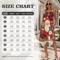 thumbnail image 5 of Psesaysky Matching Christmas Outfits for Couples Happy Santa Claus Snowman Dresses and Shirts for Couples Ugly Christmas Costume Sleeveless Flowy Sun Dresses and Shirt for Men, 5 of 7