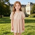 thumbnail image 2 of Bigetiay Girls Summer Dresses Fashionable Casual Wear for Kids Outdoor Party Daily Outfit, Size 2-3 Years, 2 of 5