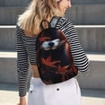 thumbnail image 5 of Yiaed Red Panda Autumn Branches Print Laptop Backpack Travel Canvas Backpack Vintage Aesthetic Backpack for School Knapsack Plain Backpack Backpack for School-, 5 of 5