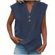 thumbnail image 3 of Conjuntos de maestra/o,Blusa de mujer con cuello en V, camiseta holgada de manga larga, mezcla de algodón y lino, top informal para uso diario, sopatenor, 3 of 8