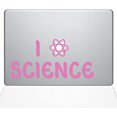 thumbnail image 1 of The Decal Guru I Atom Science Decal Vinyl Sticker, 15" MacBook Pro (2015 & Older Models), Pink (1365-MAC-15P-BG), 1 of 1
