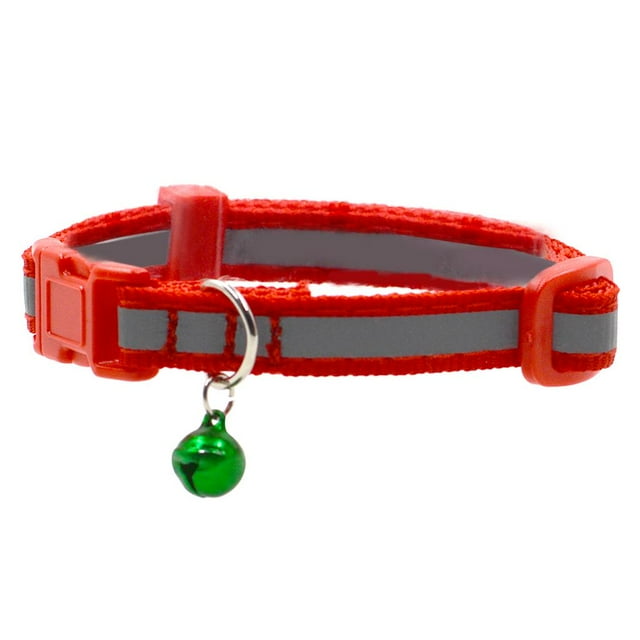 Cuello de Perro Gato Zulema Collar de Perno Hebilla de Metal Rojo