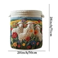 thumbnail image 3 of Tuvgenk Large Laundry Basket Foldable Laundry Hampers Cloth Storage Basket for Bathroom, Dorm, Bedroom, 3 of 5