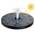 thumbnail image 1 of Bomba De Fuente Flotante Solar Led De 5V Y 3W Con 6 Boquillas, Batería De Litio De 3000Mah, Bomba De Agua Alimentada Por Energía Solar Para Estanque De Jardín Y Patio Inevent HA035237-00, 1 of 6