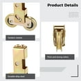 thumbnail image 4 of 2 Pcs Sliding Patio Door Tandem Roller Assembly,1-1/4 Inch Steel Ball Wheel Bearing, Adjustable Sliding Door Wheel Replacement for Sliding Glass Door Screen Door, 4 of 7
