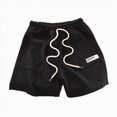 thumbnail image 1 of Ymyiu Shorts de Basketball pour Garçons avec Compression Shorts pour Garçons Extensibles Coupe Ajustée devant Plat Shorts d'Uniforme de Golf pour Garçons Style Classique à Enfiler avec Boucles de Ceinture 1T 2T (Noir, 1-2 Ans), 1 of 3