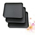 thumbnail image 4 of Voiceine 3pcs Entryway Boot Tray Flower Pot Dish Water Mat Drying Tray Multi Durable Black Tray Garden Tool Trays for Home Indoor Outdoor Shoe Mat, 4 of 10