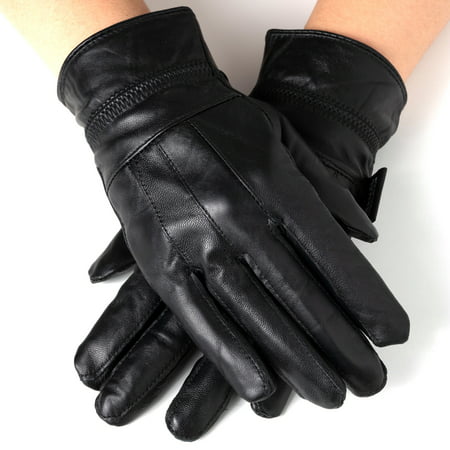Alpine Swiss Womens Touch Screen Gloves Leather Phone Texting Glove Thermal Warm