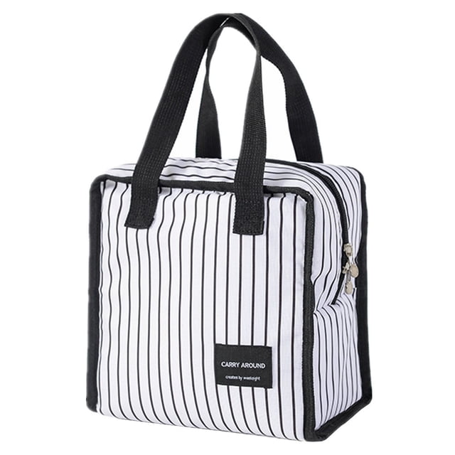Panier de Rangement Panier de Rangement en Osier Sac à Lunch Sac Fourre-Tout Organisateur de Lunch Porte-Lunch Conteneur de Rangement
