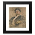 thumbnail image 2 of Ilya Efimovich Repin 12x14 Black Modern Framed Museum Art Print Titled - Portrait of Veronika Abegg-Werefkin (1916), 2 of 5