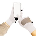 thumbnail image 2 of Women's Touchscreen Winter Gloves, Fleece Lined Cold Weather Gloves with Non-Slip Grip, Windproof Thermal Gloves for Cycling Driving and Outdoor Use - Khaki, 2 of 5