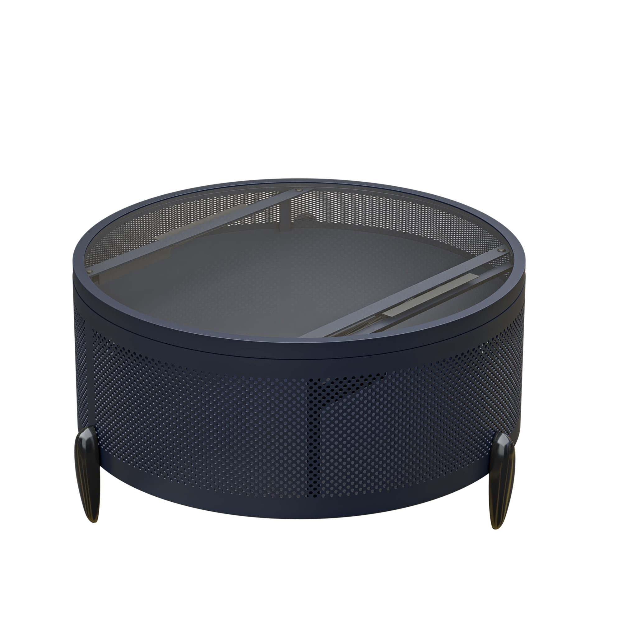 GLORY PATIO Round Coffee Table With Lifting Top And Storage Function