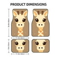 thumbnail image 2 of ZICANCN Waterproof Car Floor Mats Full Set, Animal Digital Illustration Automotive Carpet Mats for Vehicle Trucks Suv Jeep, 4 Pieces, 2 of 6