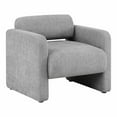 thumbnail image 3 of Furniture of America Prie Modern Boucle Fabric Indoor Armchairs & Accent Chairs, Gray, 3 of 10