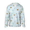 thumbnail image 2 of Lsque Bee Flower UPF 50+ Lightweight Sun Protection Men's Women's Long Sleeve Shirt, Hoodie Performance -X-Large, 2 of 9