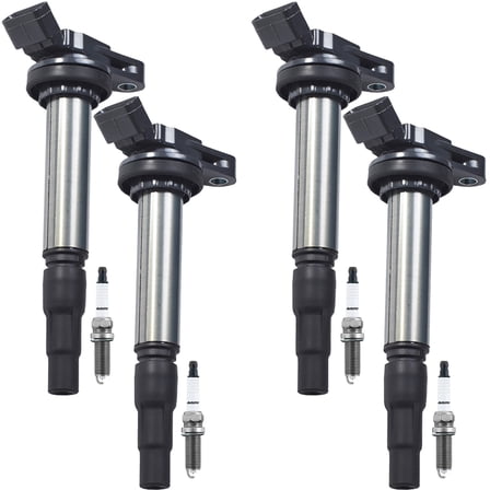 ISA Ignition Coil and Autolite Spark Plug Compatible with Toyota CH-R Corolla Lexus CT200h UF596 Fits select: 2010-2015 TOYOTA PRIUS, 2011-2013 TOYOTA COROLLA BASE/S/LE